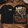 U2 Out of Control Dublin 1976-2026 Band Concert Graphic T-Shirt