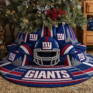 New York Giants NFL Football Team Christmas Tree Skirt Decoration