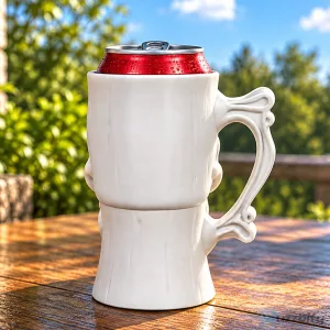 Temple Owls NCAA Skull Can Holder Mug, College Football Team Drinkware