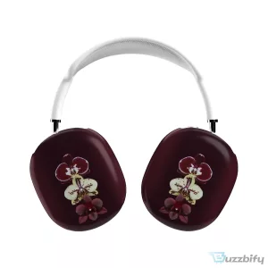 Elegant Orchid Floral Design AirPod Max Case Protective Cover