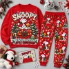 Snoopy Christmas Holiday Sweatshirt and Jogger Pants Set for Peanuts Cartoon Fans