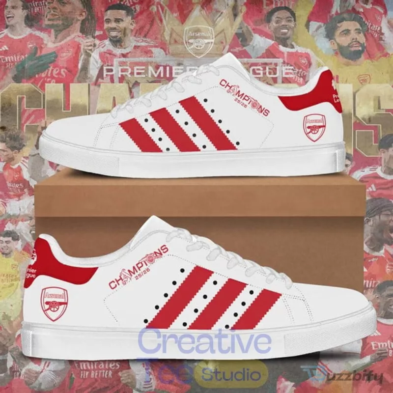 Arsenal Football Club Premier League Champions 2025-2026 Season Sneakers