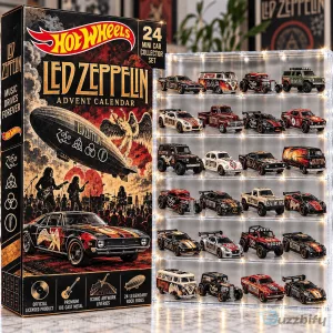 Hot Wheels Led Zeppelin Advent Calendar 24 Mini Car Collector Set 2D