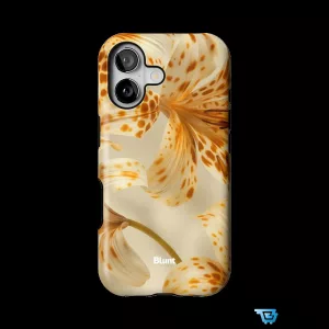 Ivory Ember Lily Floral Pattern iPhone Case