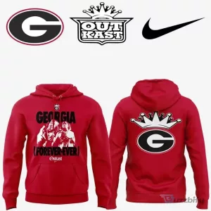 Georgia Bulldogs x Outkast Forever-Ever Red Hoodie