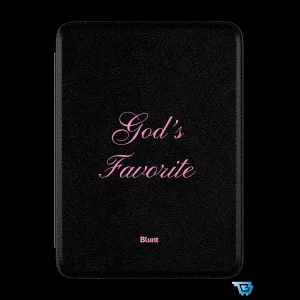 God's Favorite Black Faux Leather Kindle Paperwhite Case Cover