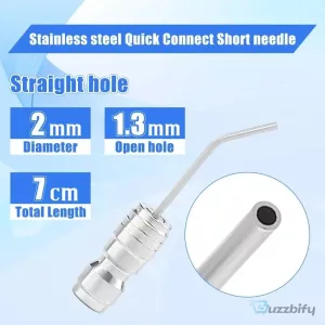 High-Pressure Washer Spray Nozzle Kit with Straight and Side Spray Nozzles