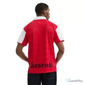 Arsenal 1995 Retro Home Football Jersey with JVC Sponsor Logo