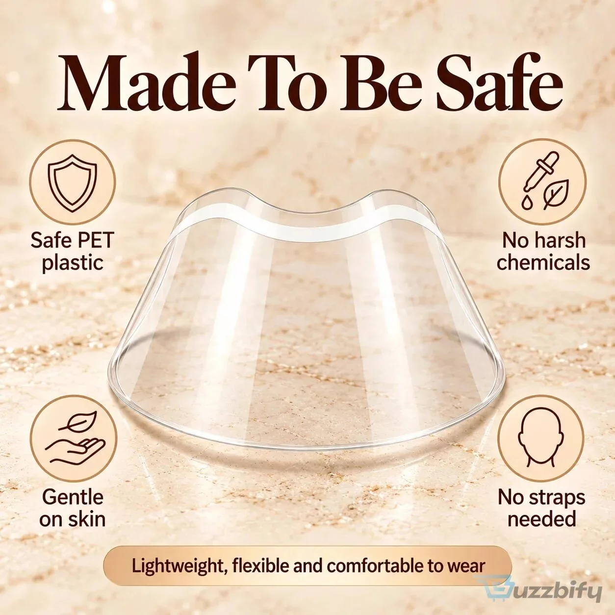 Reusable Eyelash Extension Shower Visor Shields - 10 Pack Waterproof Lash Covers