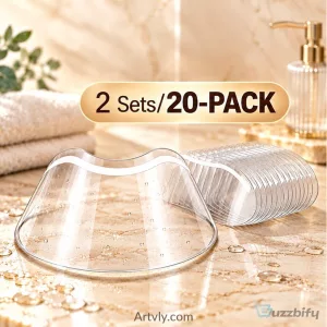 Reusable Eyelash Extension Shower Visor Shields - 10 Pack Waterproof Lash Covers