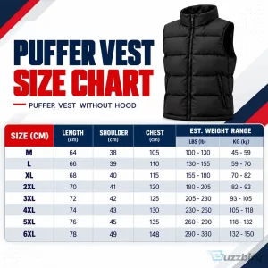 Buc-ee's Dr Pepper Red Sleeveless Puffer Vest Jacket