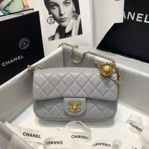 Chanel 2.55 Handbag Silver Hardware Black For Women Womens Bags Shoulder And Crossbody 11In28cm A37586 — image 11
