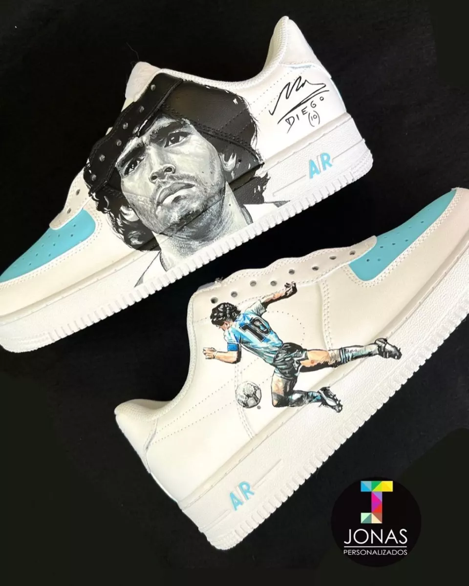1-Diego Maradona Air Force 1 Custom -202207114321420420 Diego Maradona Air Force 1 Custom — image 2