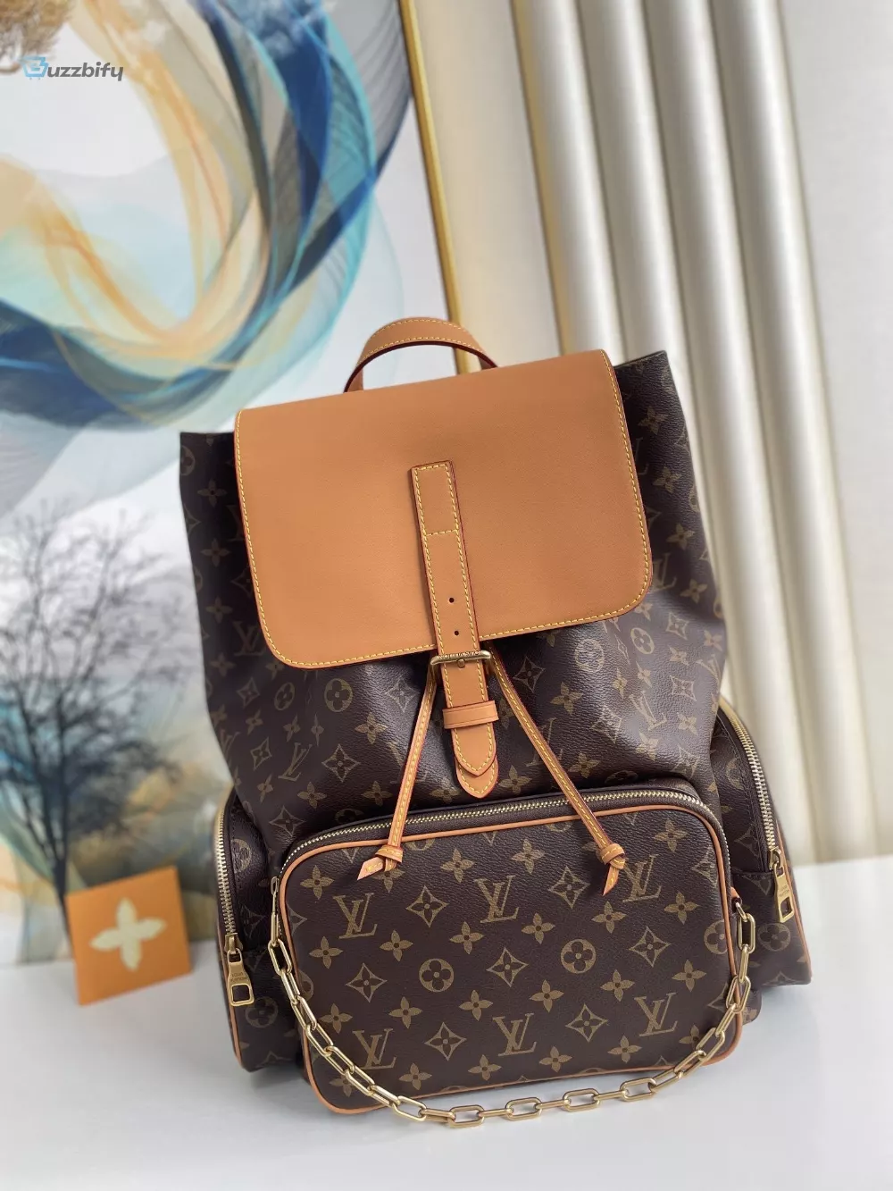 Louis Vuitton Trio Backpack Monogram Canvas By Virgil Abloh For Men Mens Bags 44Cm Lv M44658